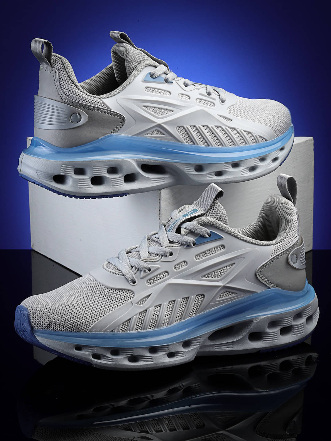     			Action Breathable For Men Gray Men's Sports Running Shoes