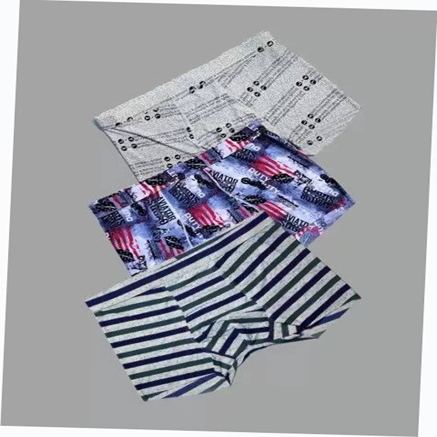 Cavenders Pack of 3 Nylon Trunks For Men's ( Multicolor )