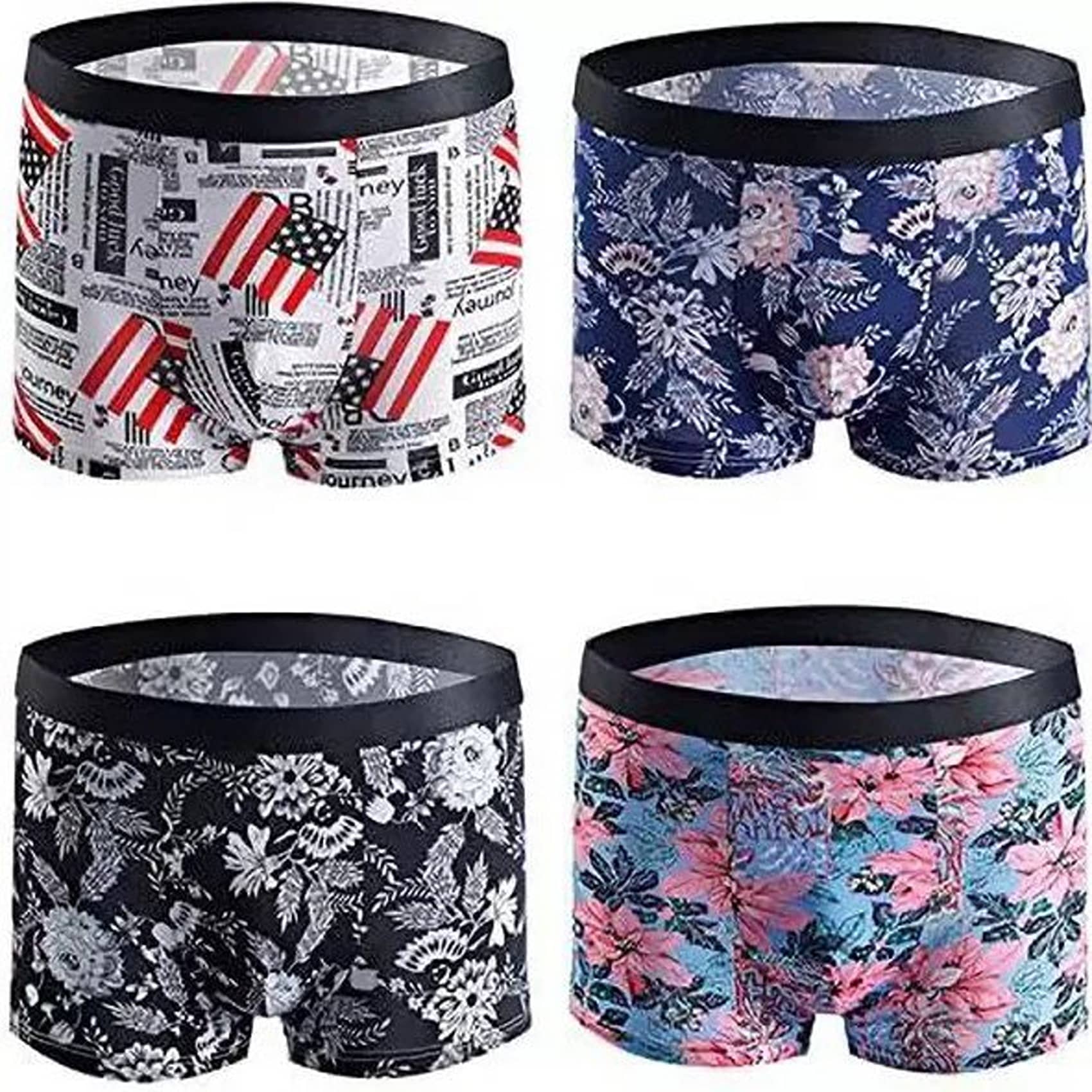 Cavenders Pack of 3 Nylon Trunks For Men's ( Multicolor )