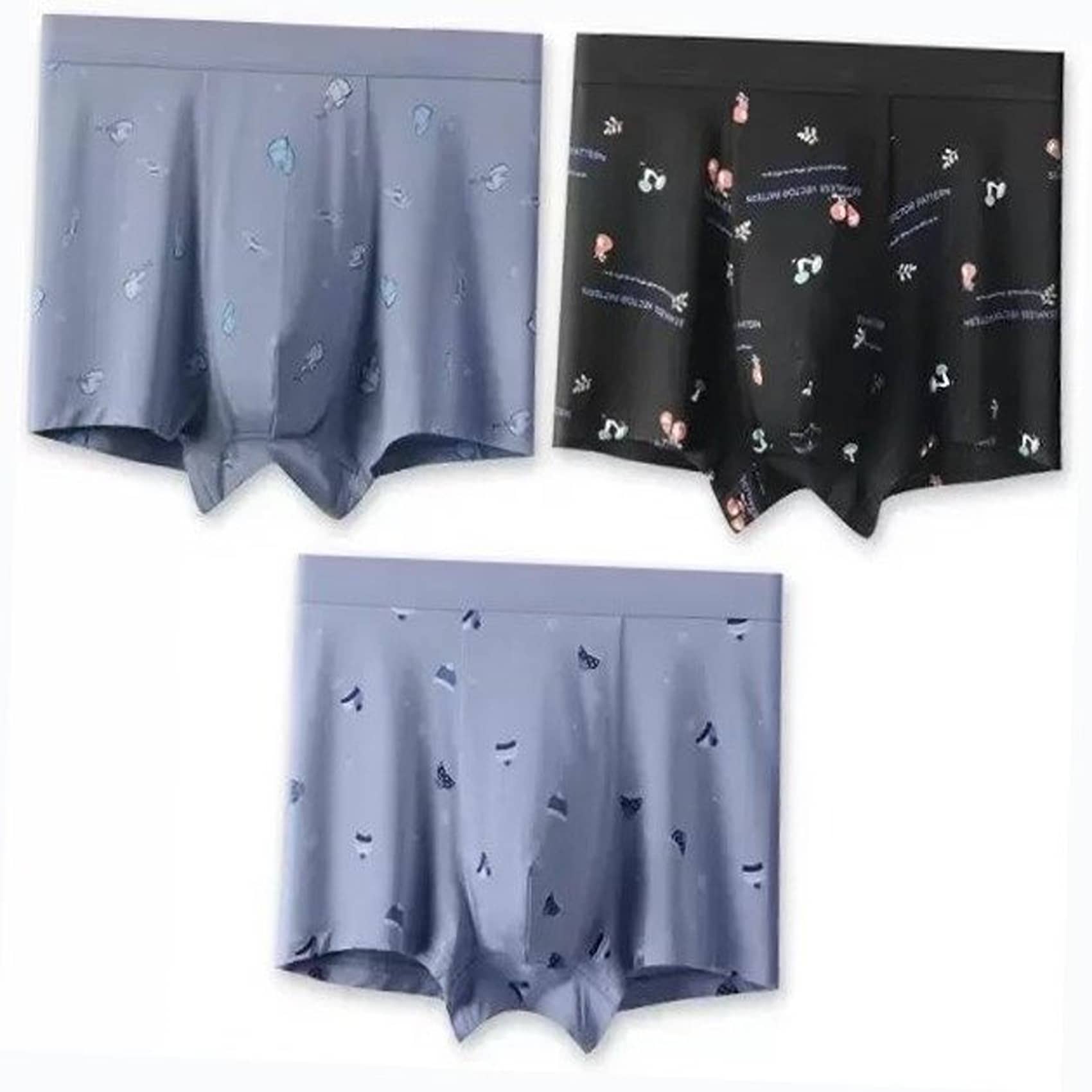 Cavenders Pack of 3 Nylon Trunks For Men's ( Multicolor )