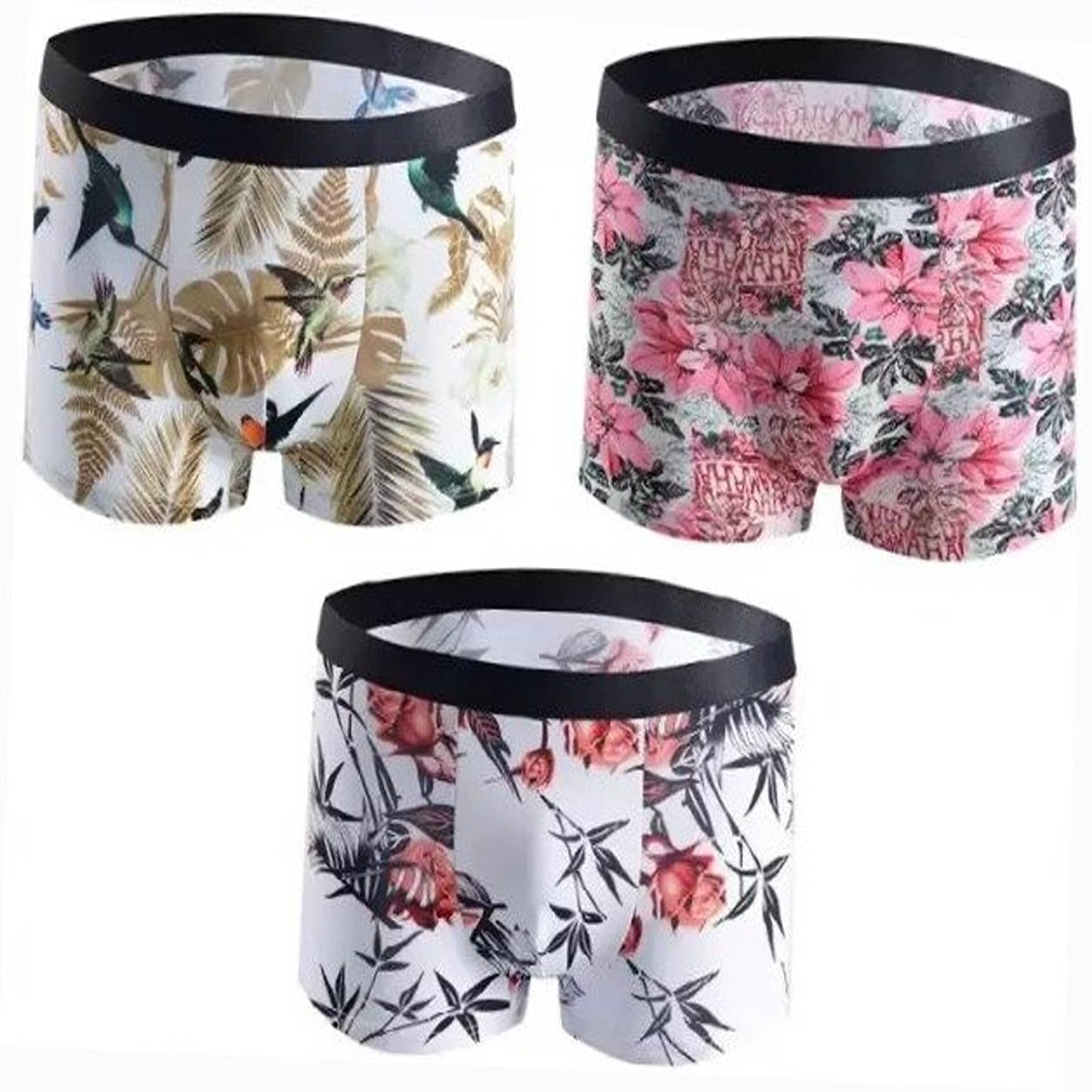 Cavenders Pack of 3 Nylon Trunks For Men's ( Multicolor )