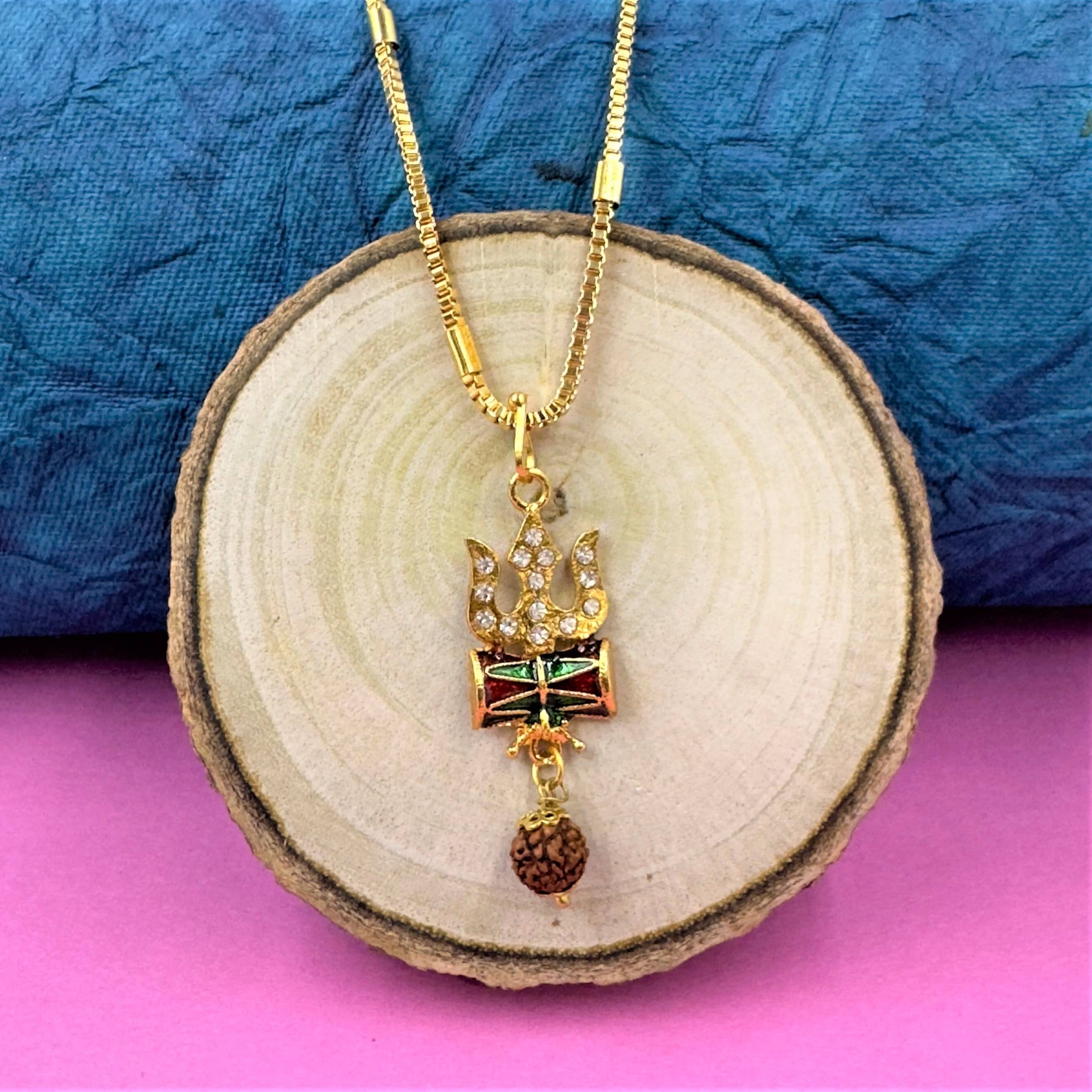 Charms Golden Pendant set ( Pack of 1 ) Charms Golden Pendant set ( Pack of 1 )