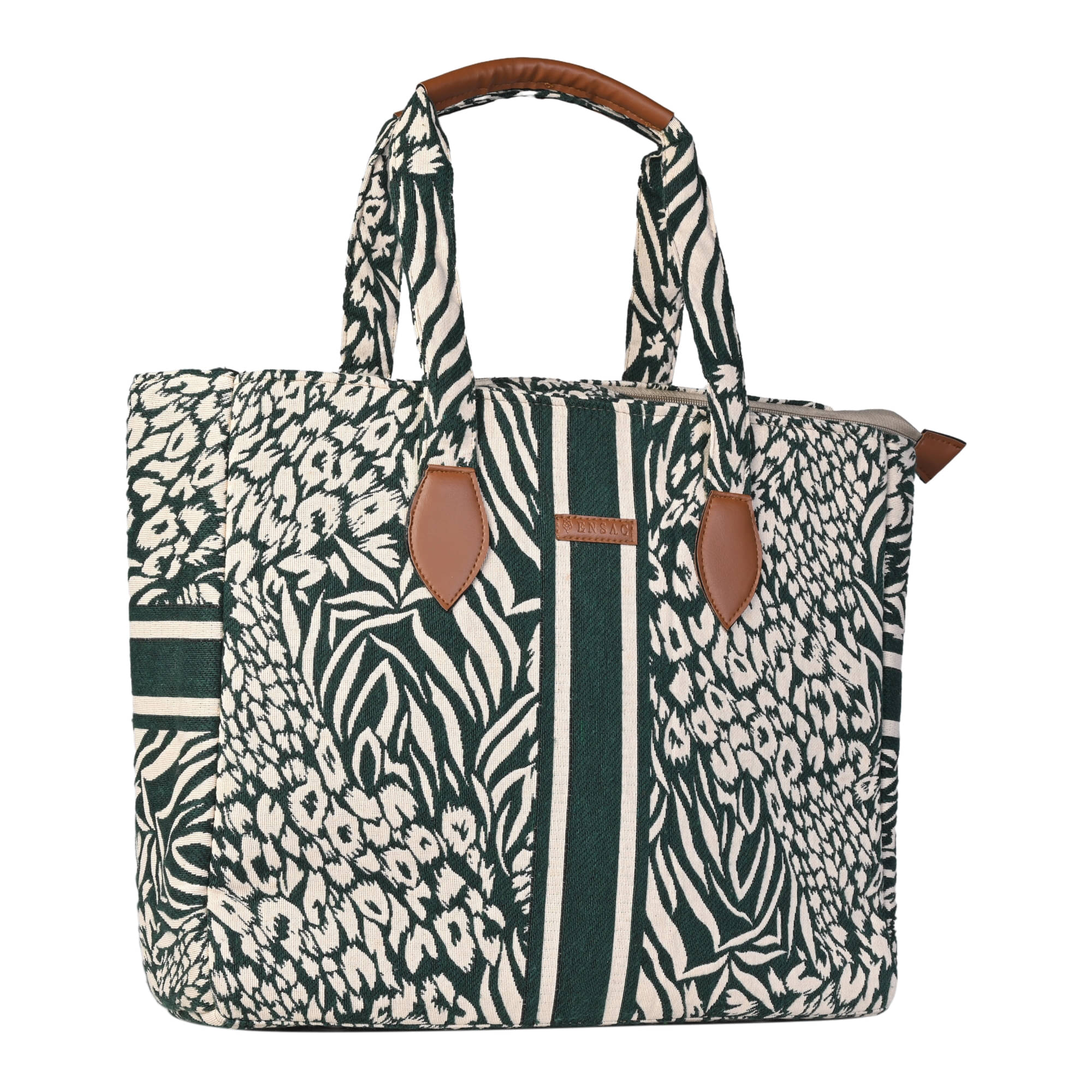     			ENSAC Tote Bag Cotton Set of 1 ( Green )