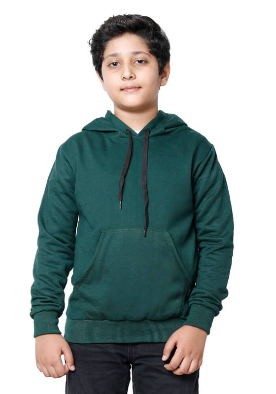     			IndiWeaves Pack of 1 Boys Fleece Sweatshirt ( Green )