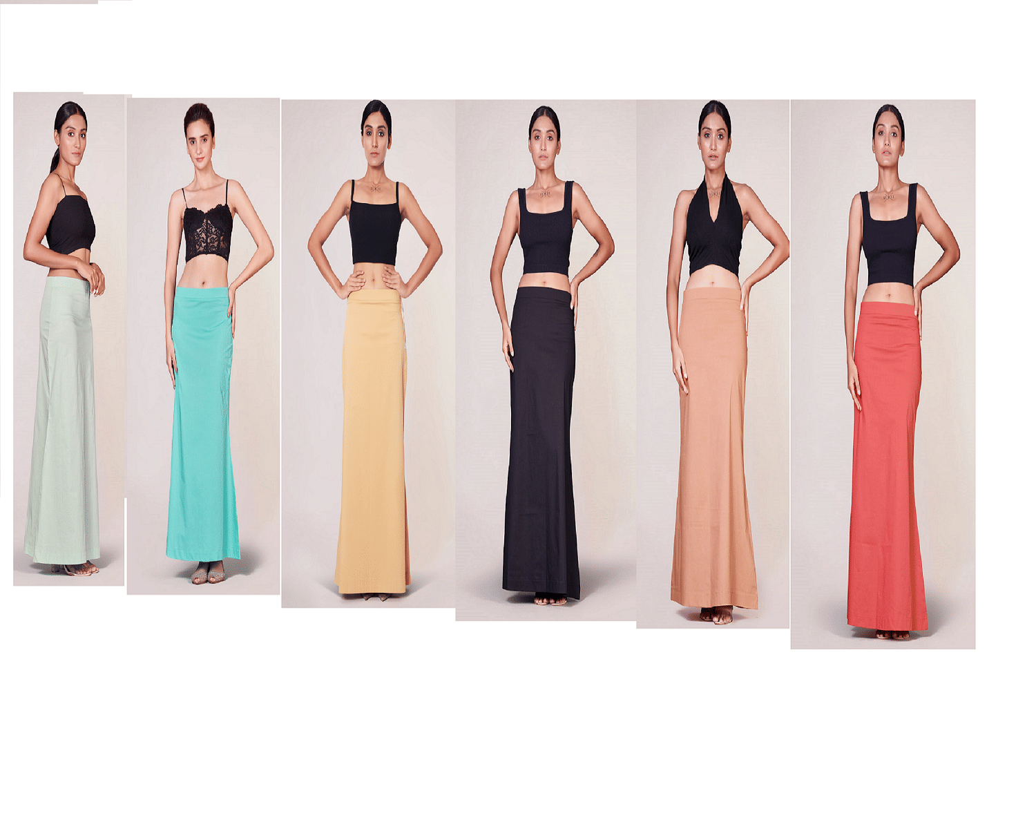 JTG enterprises Multicoloured Cotton Petticoat - Pack of 6     			JTG enterprises Multicoloured Cotton Petticoat - Pack of 6