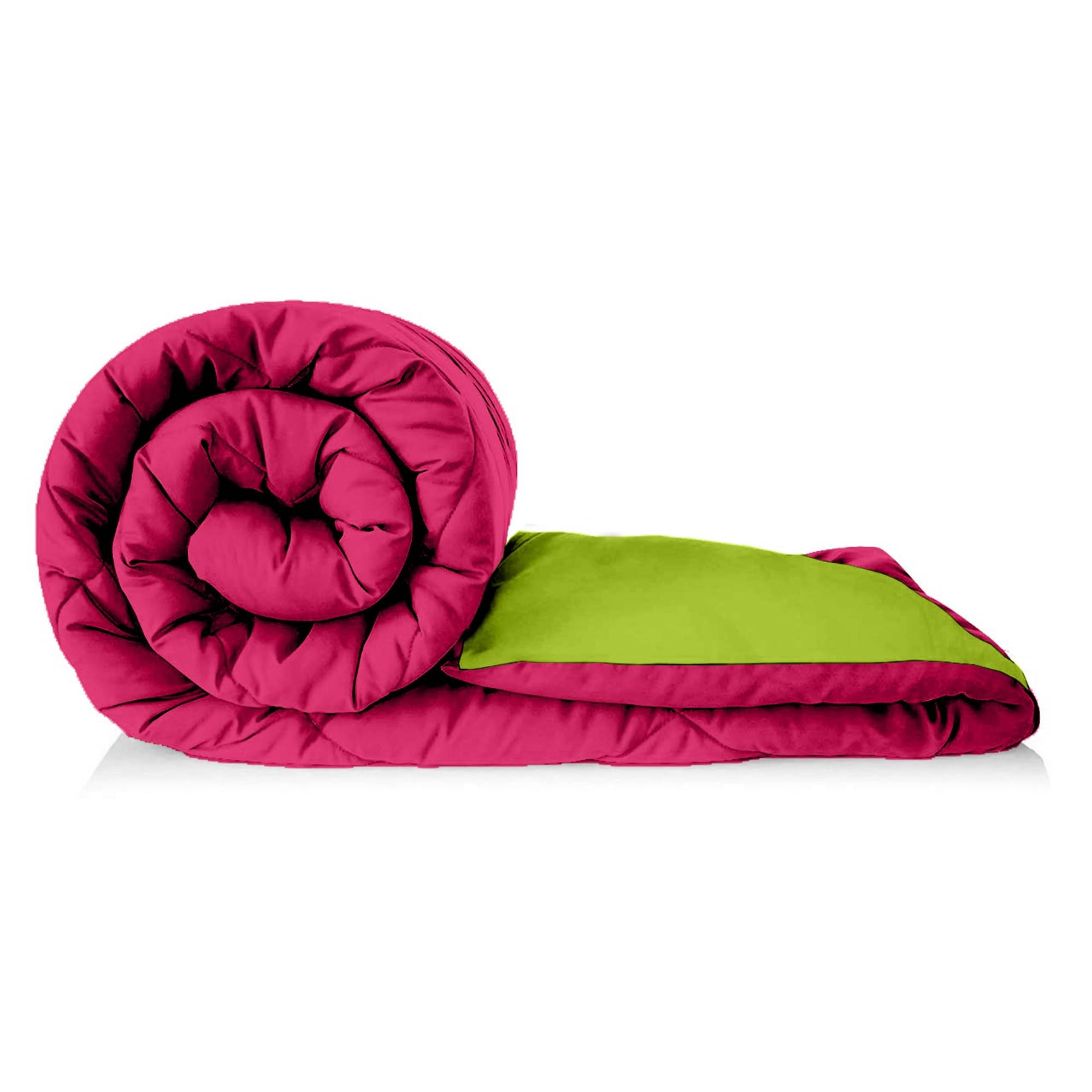 Jinaya's Microfiber Solid Single Size Comforter ( 229 x 152 cm ) - Multi ( ) Jinaya's Microfiber Solid Single Size Comforter ( 229 x 152 cm ) - Multi ( )