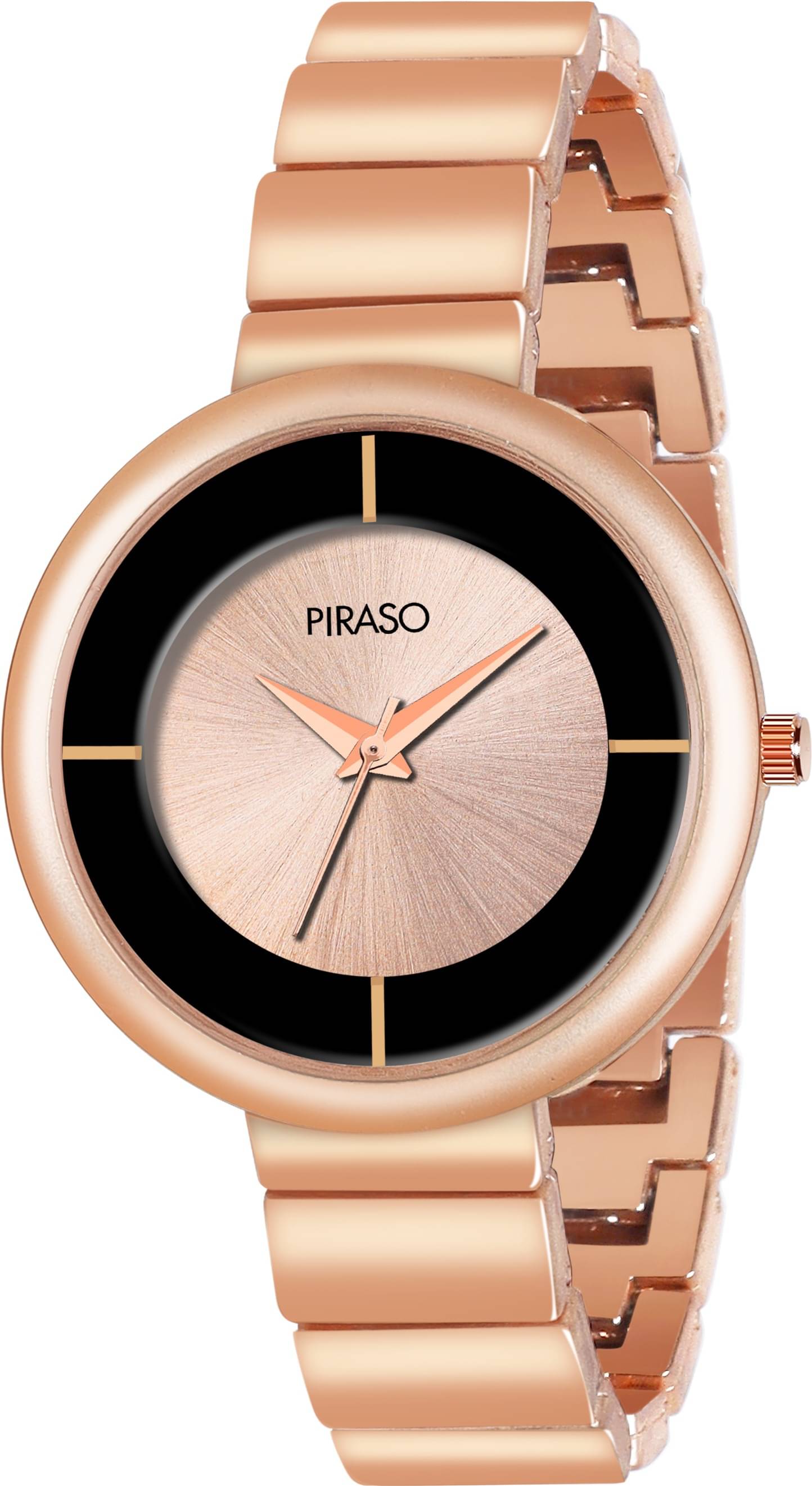     			PIRASO Rose Gold Ceramic Analog Men's Watch