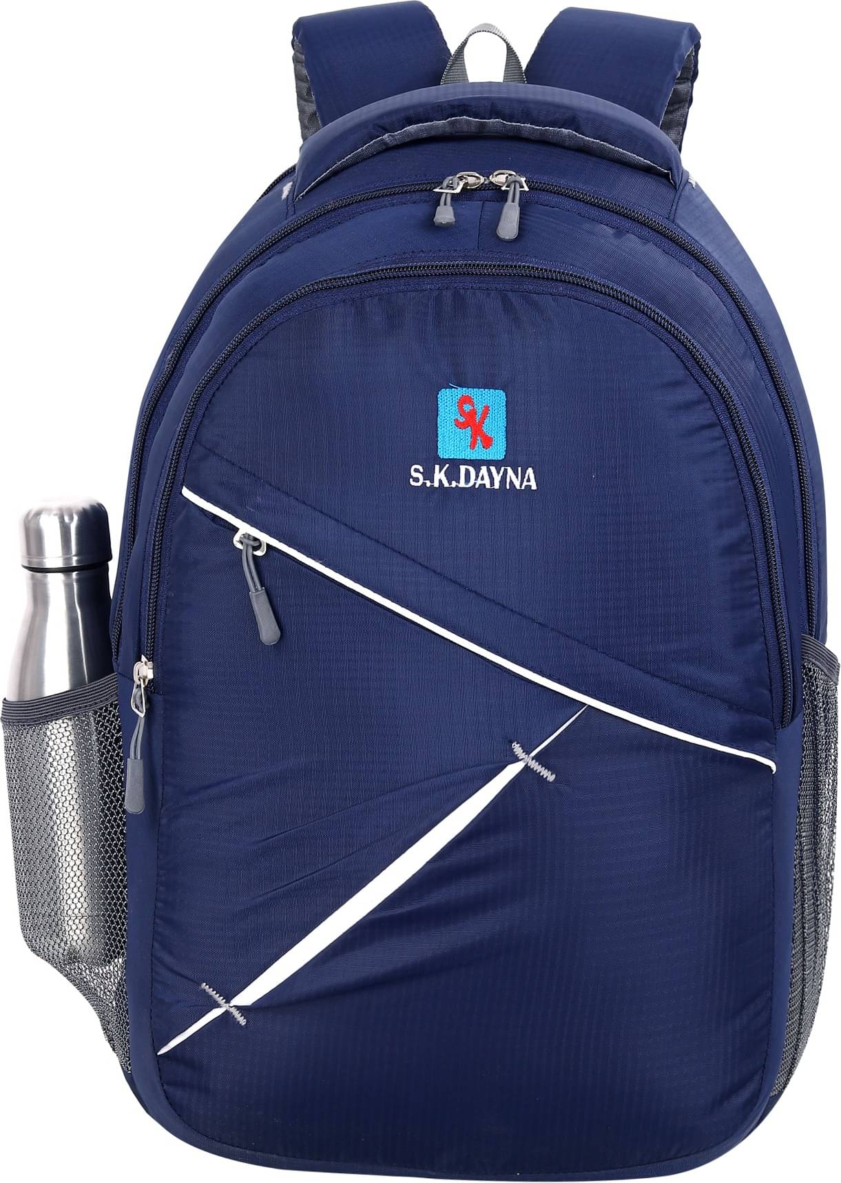     			S.K.DAYNA Blue Polyester Backpack ( 35 Ltrs )