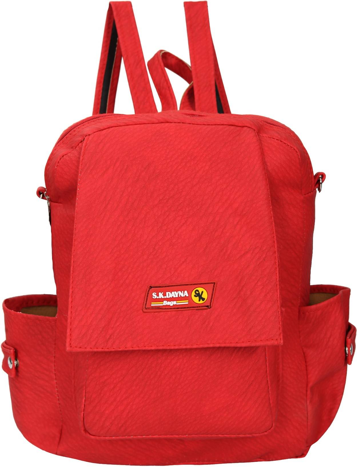     			S.K.DAYNA Red Polyester Backpack ( 32 Ltrs )