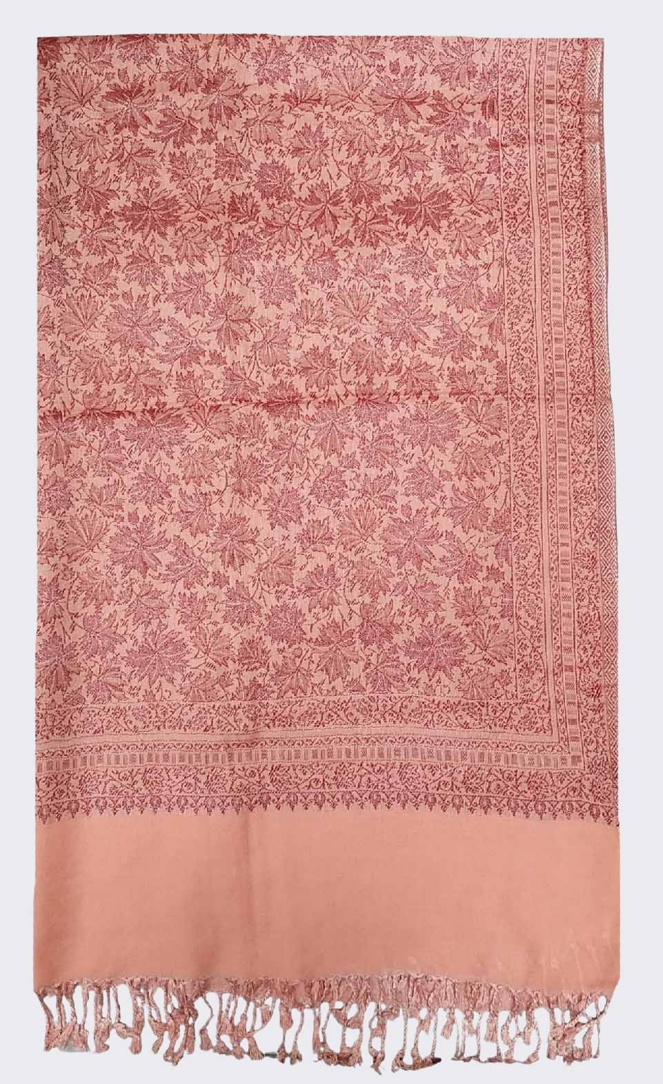 Soul Essence Peach Self Design Shawl - ( Pack of 1 ) Soul Essence Peach Self Design Shawl - ( Pack of 1 )
