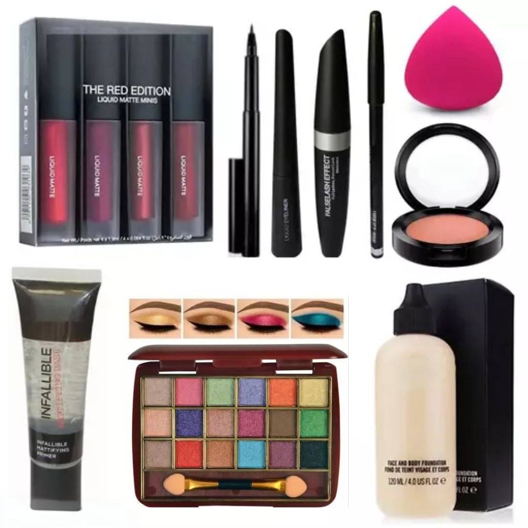     			swenky glow makeup kit (Pack of 8)