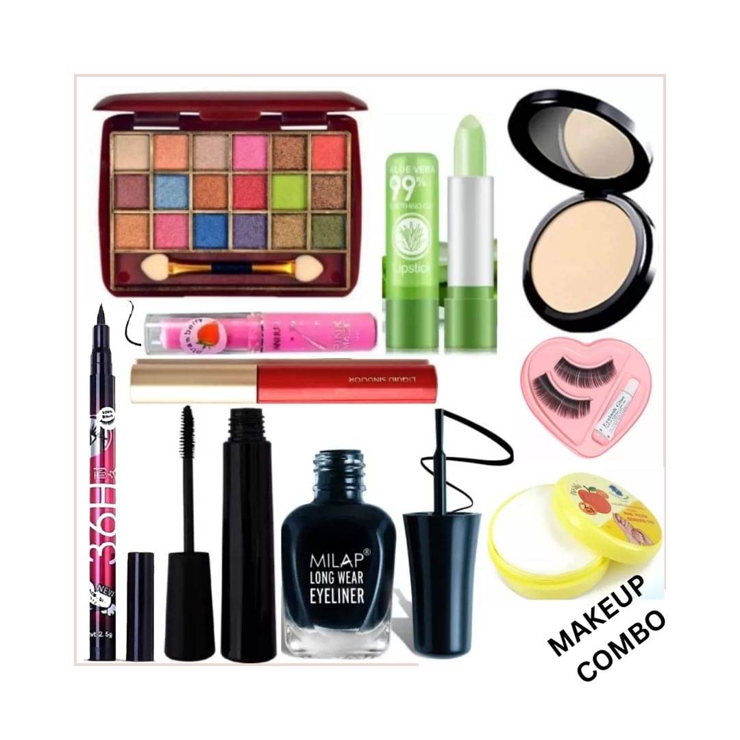     			swenky all in one makeup kit (Pack of 10)