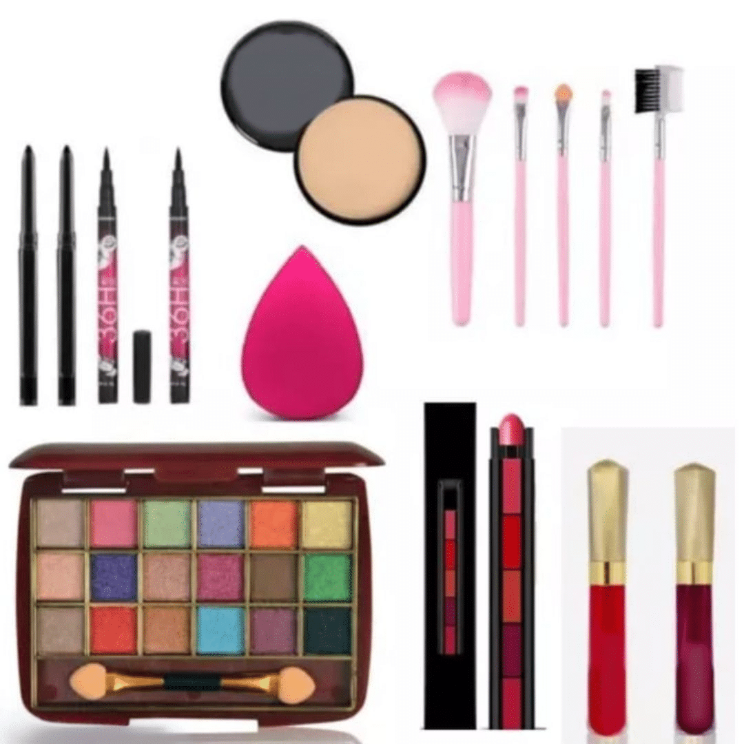     			swenky all in one makeup kit (Pack of 11)