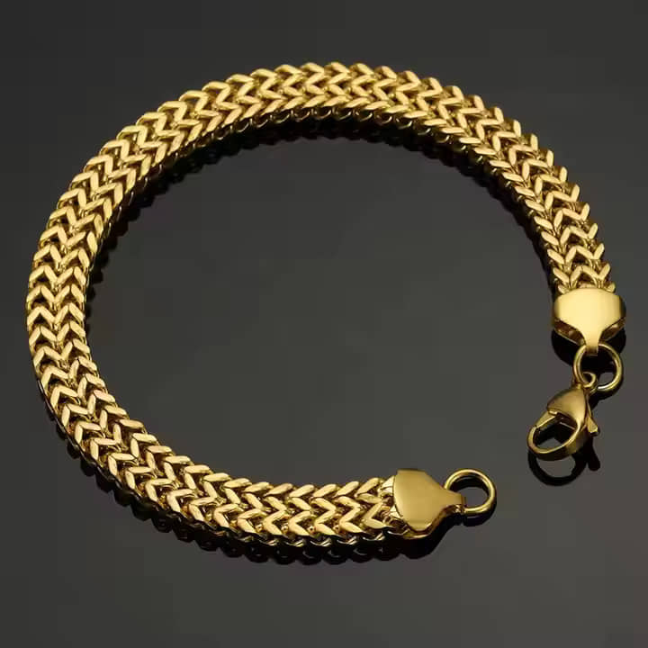 Thrillz Gold Bracelet ( Pack of 1 ) - Bangles & Bracelets | Buy online on ZillyBuy