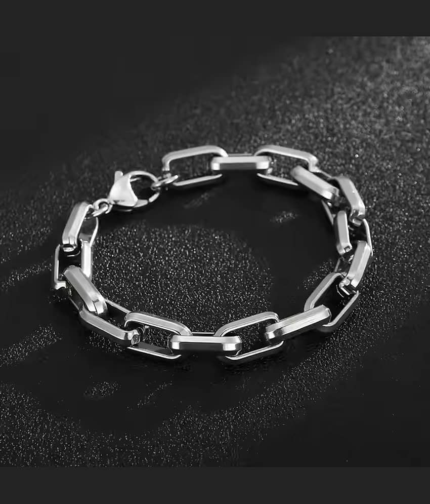 Thrillz Silver Bracelet ( Pack of 1 ) - Bangles & Bracelets | Buy online on ZillyBuy