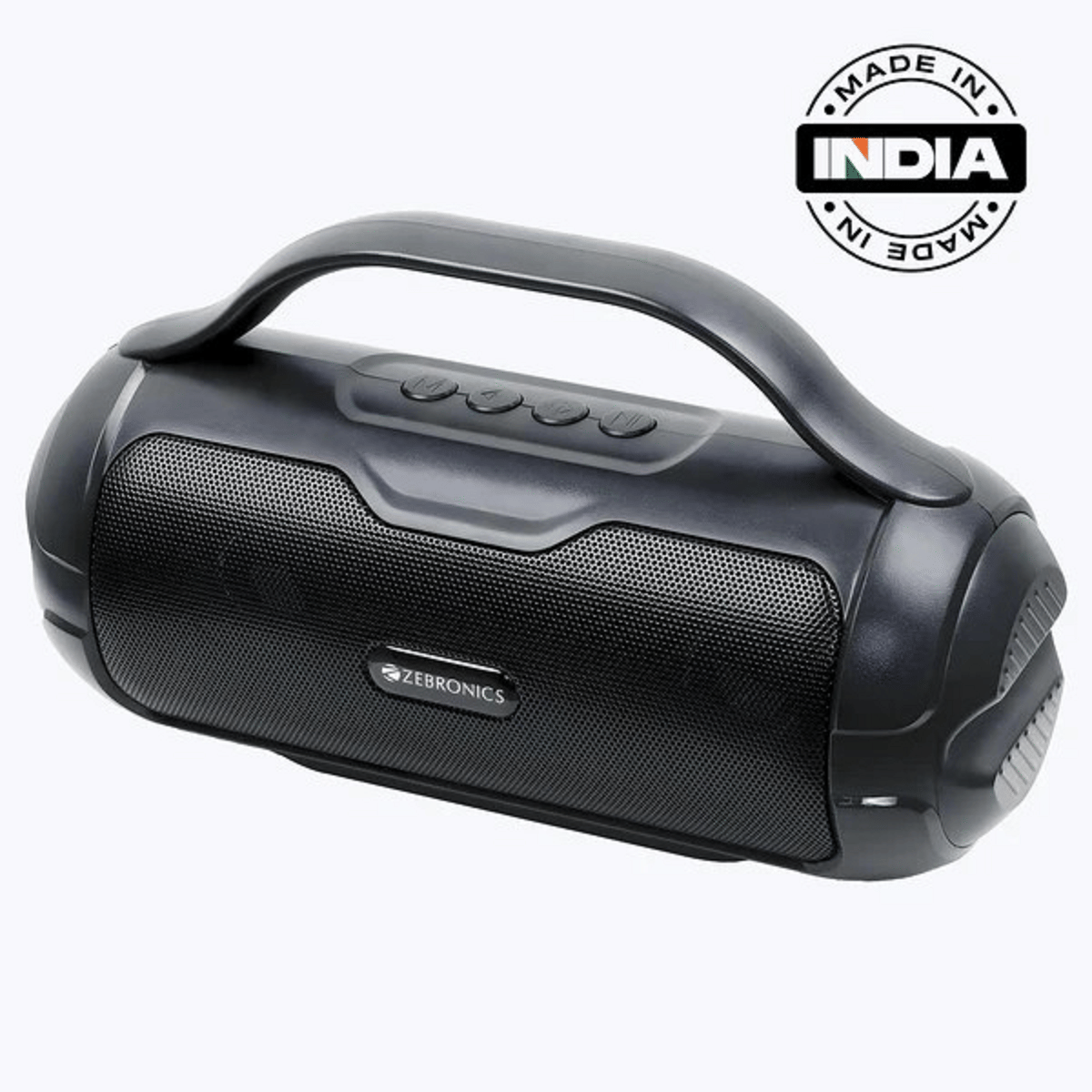     			Zebronics feast 40 8 W Bluetooth Speaker Bluetooth V 5.3 with USB,SD card Slot,Call function Playback Time 16 hrs Black