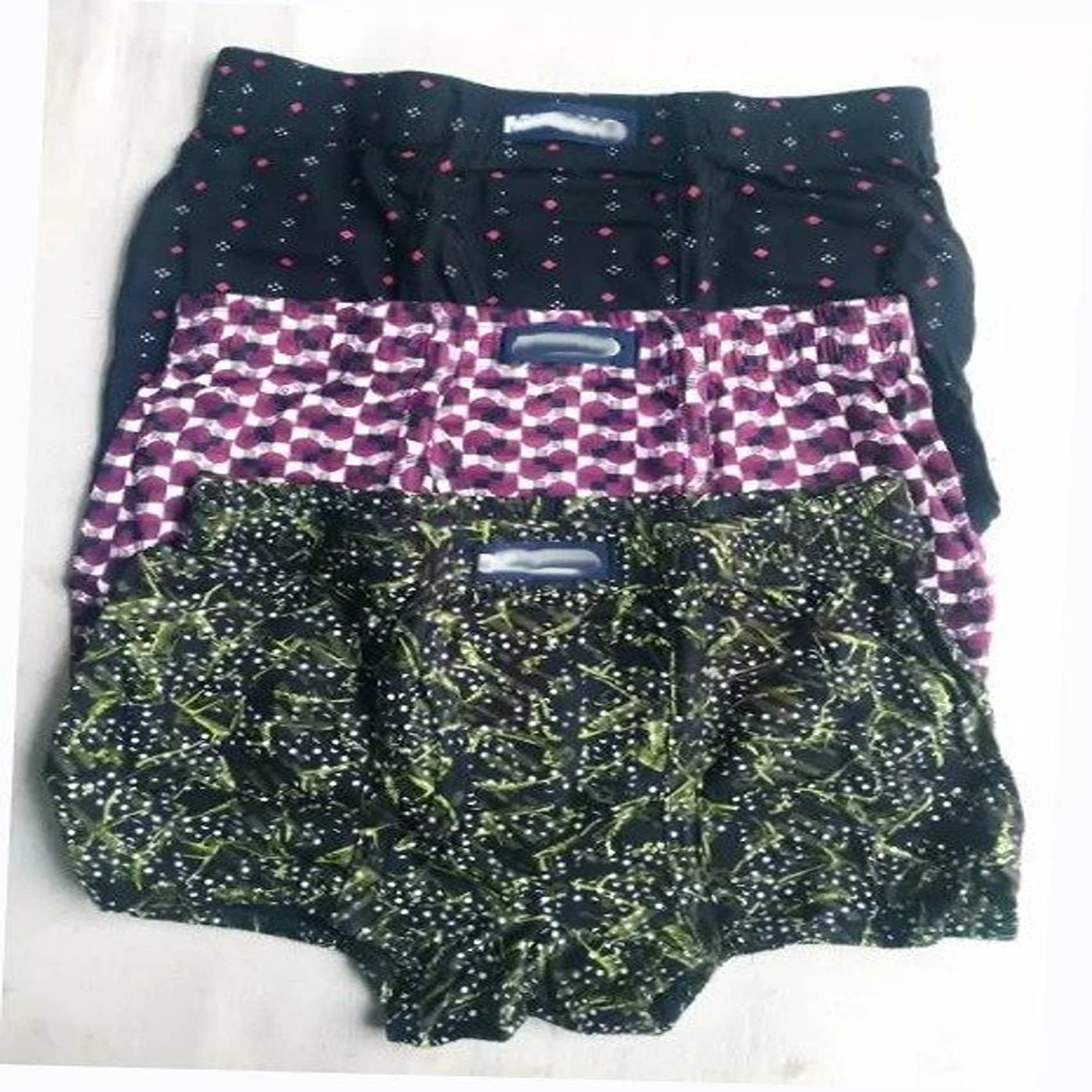 Cavenders Pack of 3 Nylon Trunks For Men's ( Multicolor )