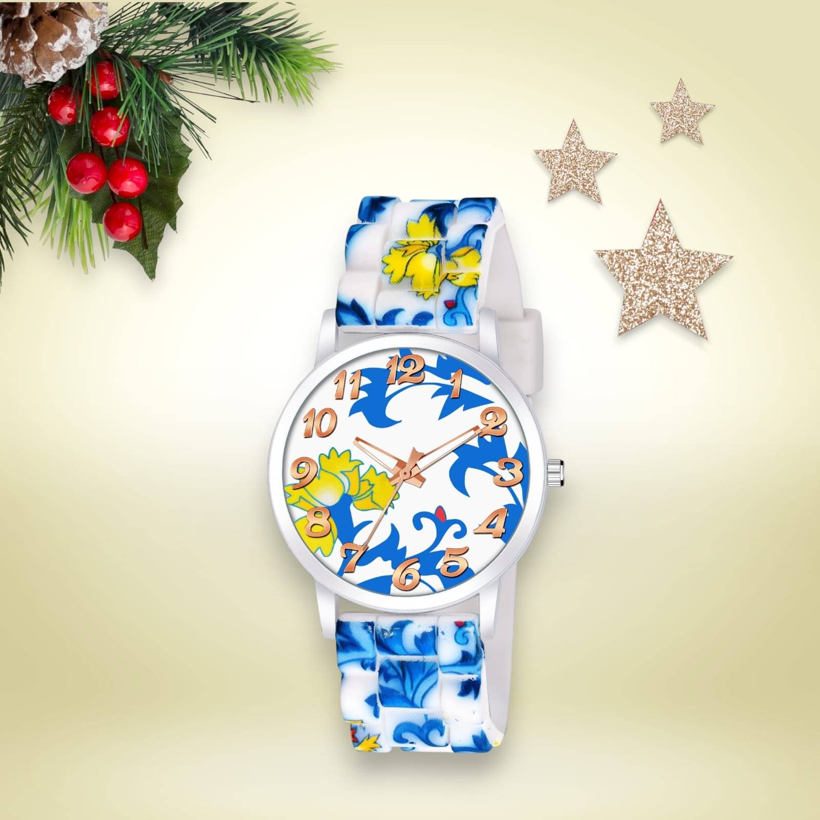     			Cosmic Multicolor Silicon Analog Womens Watch