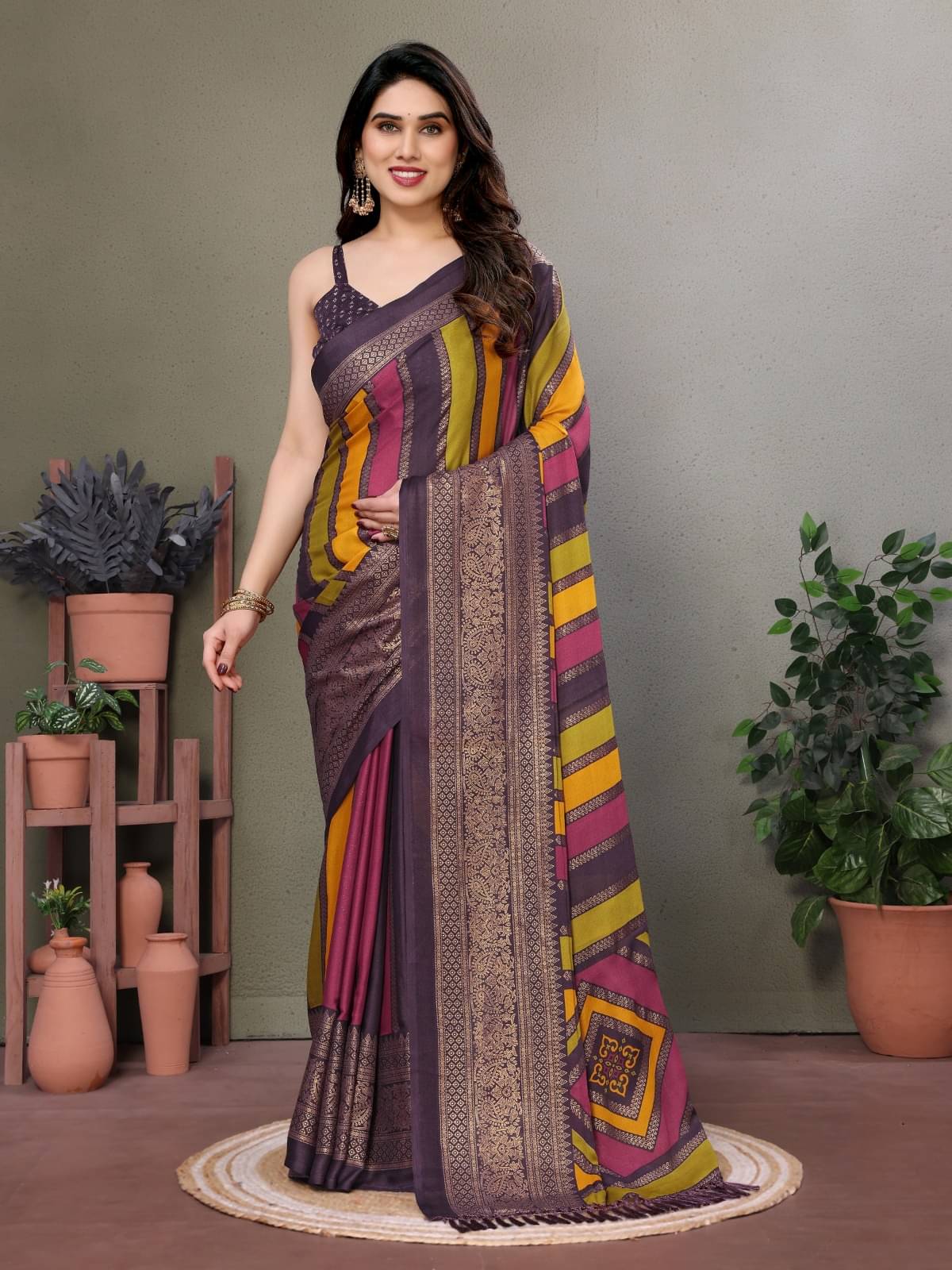 DIKONA DESIGNER Chiffon Printed Saree With Unstitched Blouse Piece ( Multicolor8 ) DIKONA DESIGNER Chiffon Printed Saree With Unstitched Blouse Piece ( Multicolor8 )