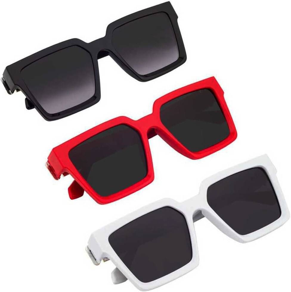Elligator Multicolor Rectangular Sunglasses ( Pack of 3 ) Elligator Multicolor Rectangular Sunglasses ( Pack of 3 )