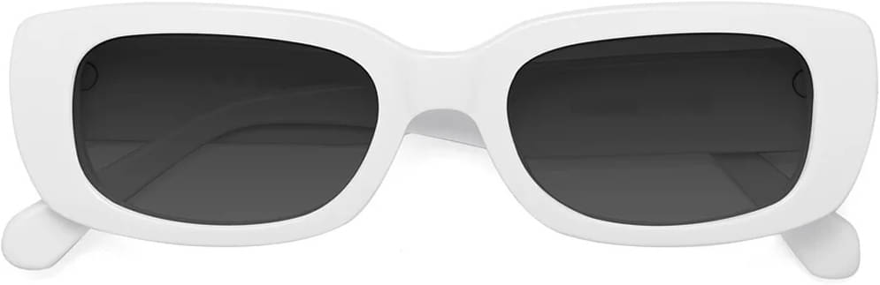     			Elligator White Rectangular Sunglasses ( Pack of 1 )