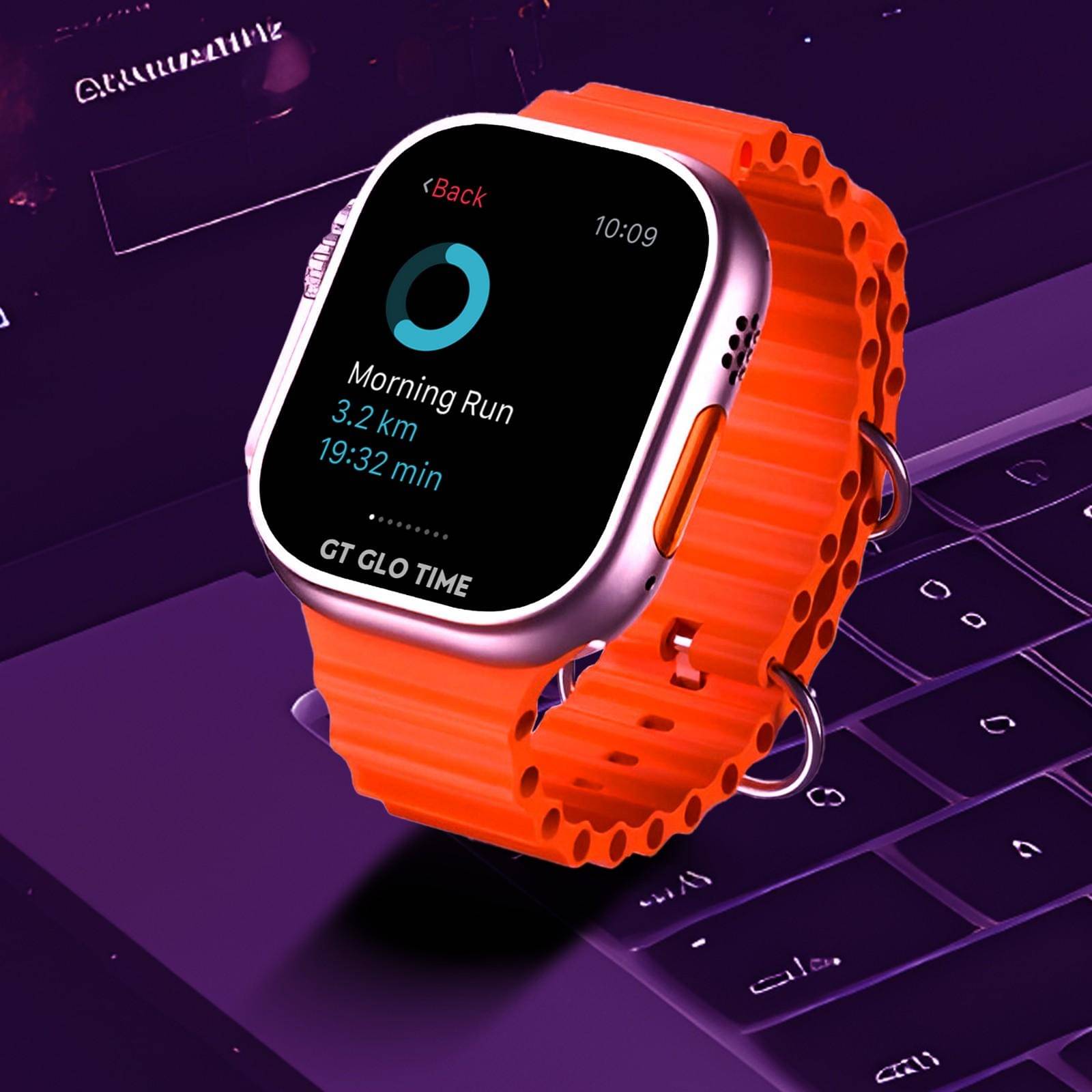 GT GLOTIME AMOLED BT Calling Rubber Upto 2-3 days Smart Watch Orange GT GLOTIME AMOLED BT Calling Rubber Upto 2-3 days Smart Watch Orange