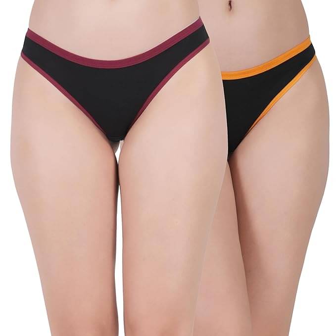     			Louis Craft Pack of 2 Cotton Thongs For Women ( Multicolor5 )