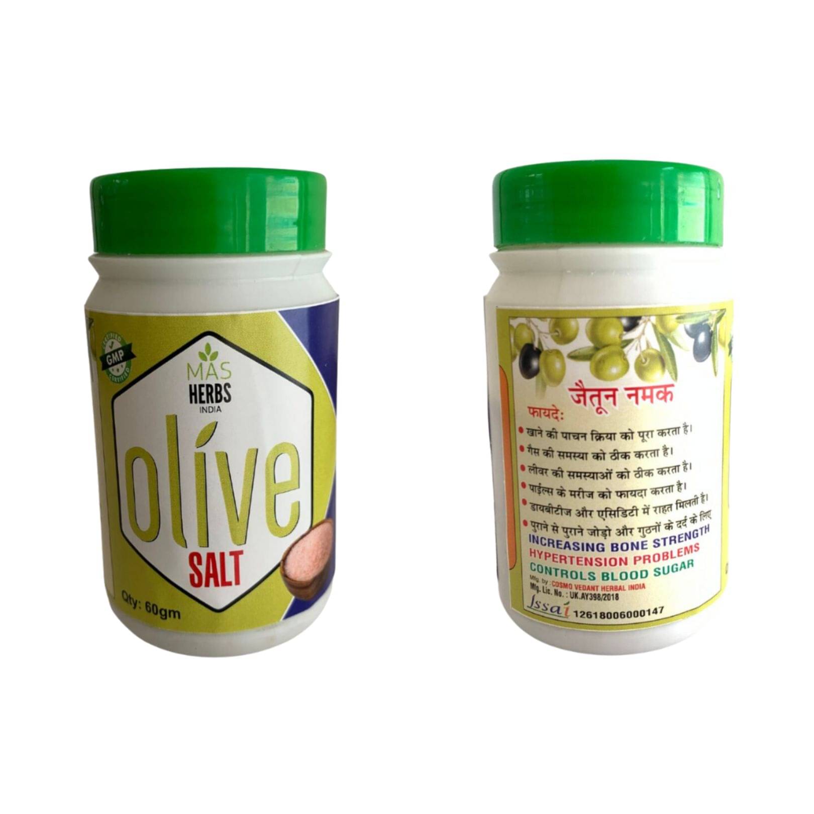     			MAS HERBS OLIVE SALT Powder 60 gm Pack Of 2