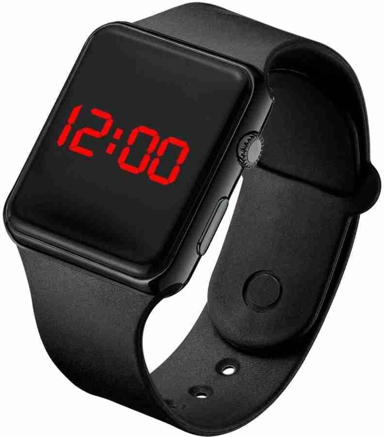     			PIRASO Black Silicon Analog-Digital Men's Watch