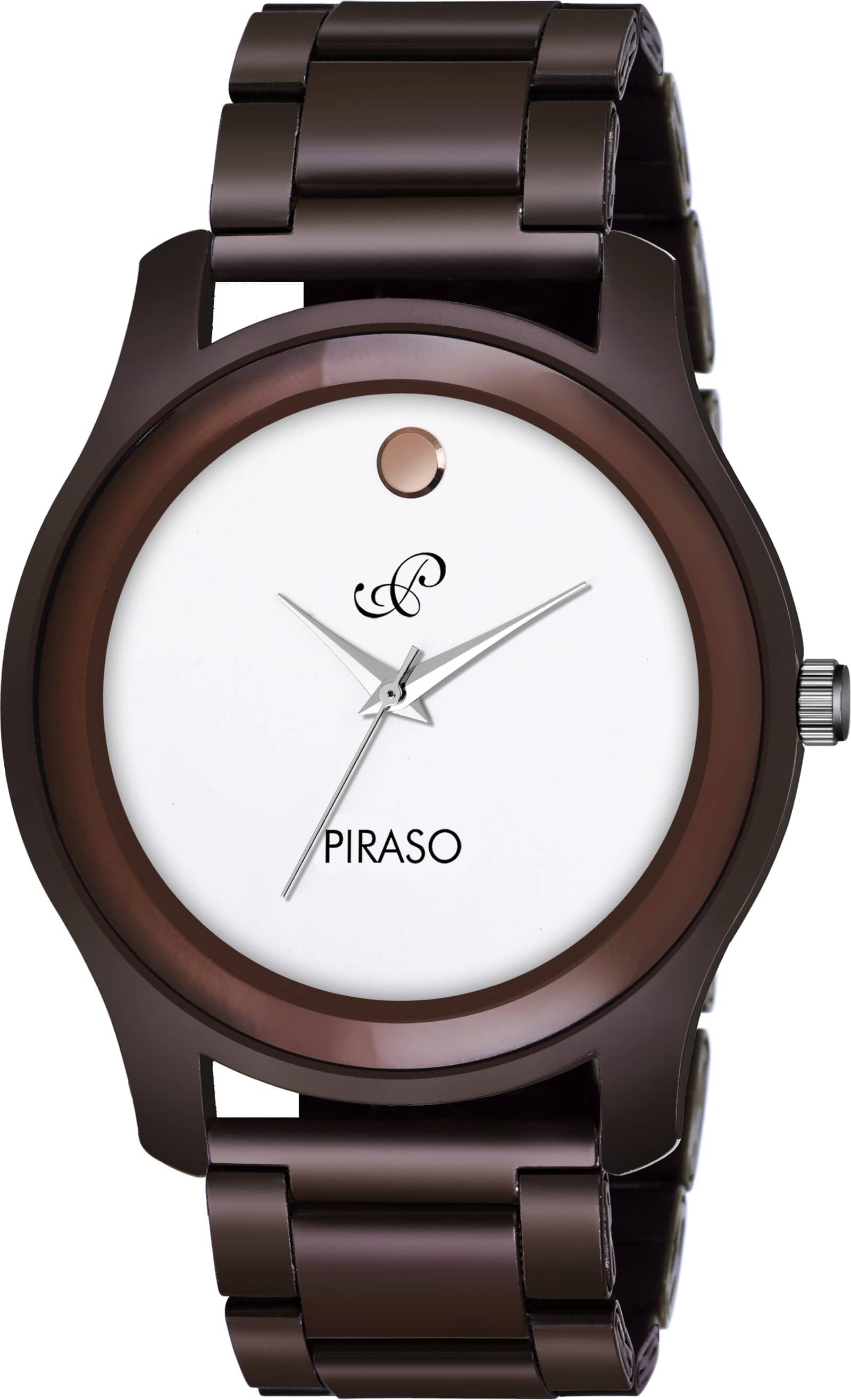 PIRASO Brown Stainless Steel Analog Men's Watch