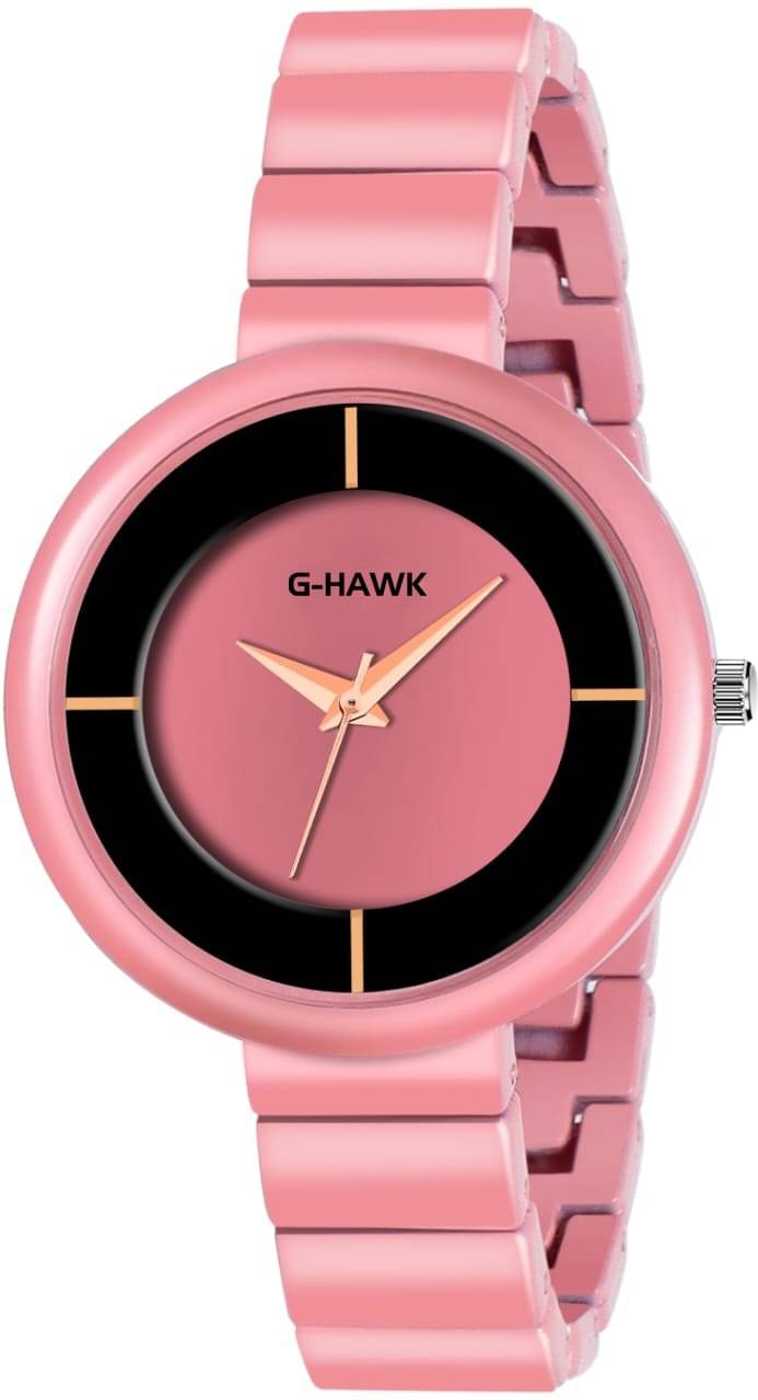     			PIRASO Pink Ceramic Analog Men's Watch