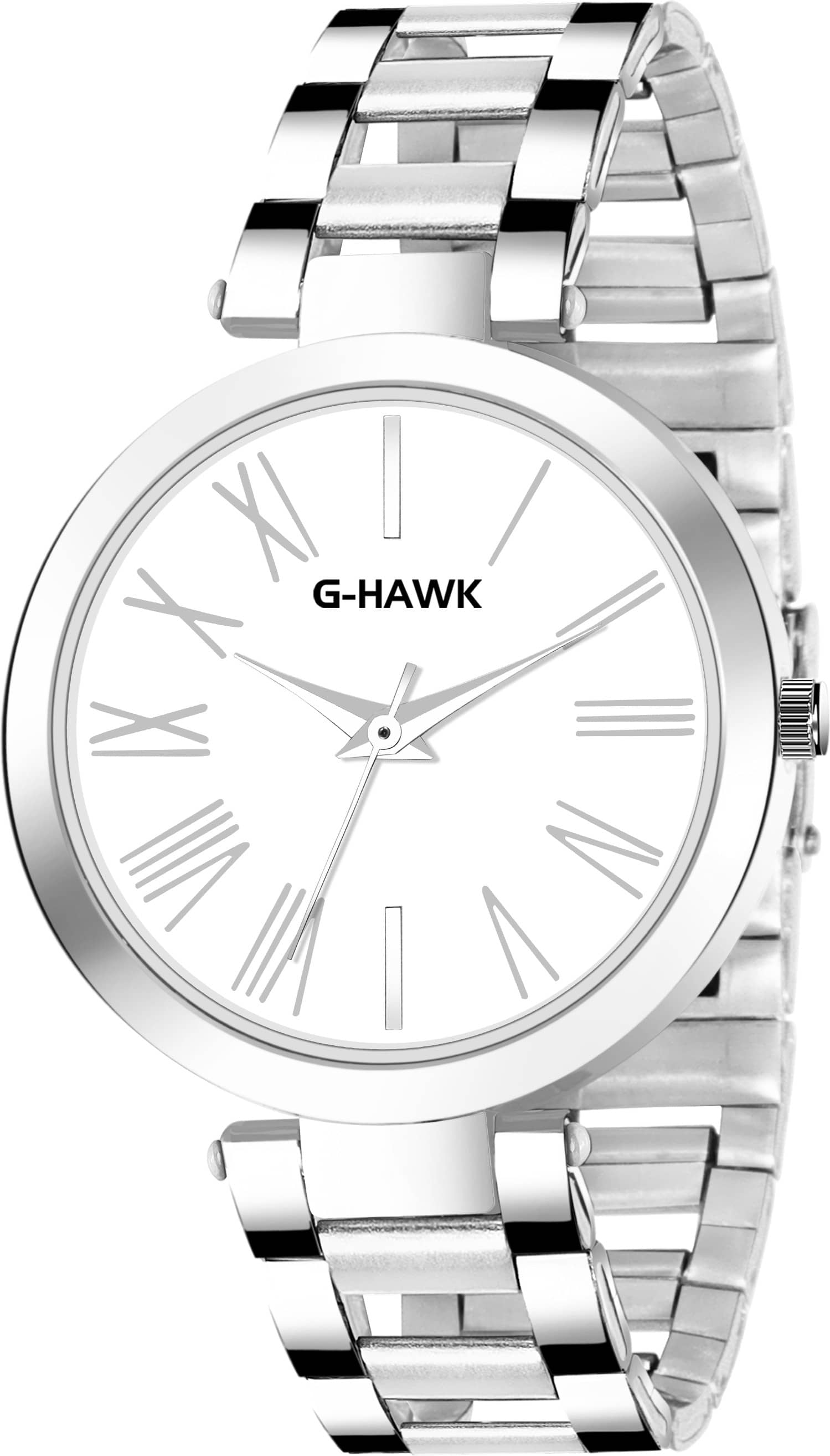 PIRASO Silver Stainless Steel Analog Men's Watch