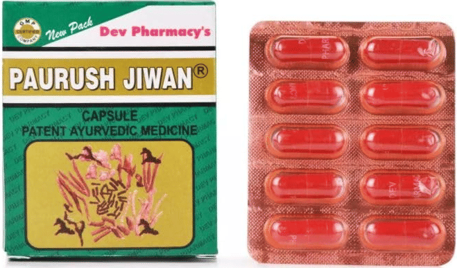     			Paurush Jeevan Ayurvedic Capsules (6 x 10=60 Caps)
