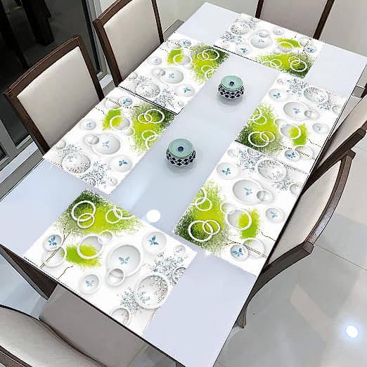     			Revexo PVC Solid Rectangle Table Mats ( 40 cm x 30 cm ) Pack of 1 - Multi