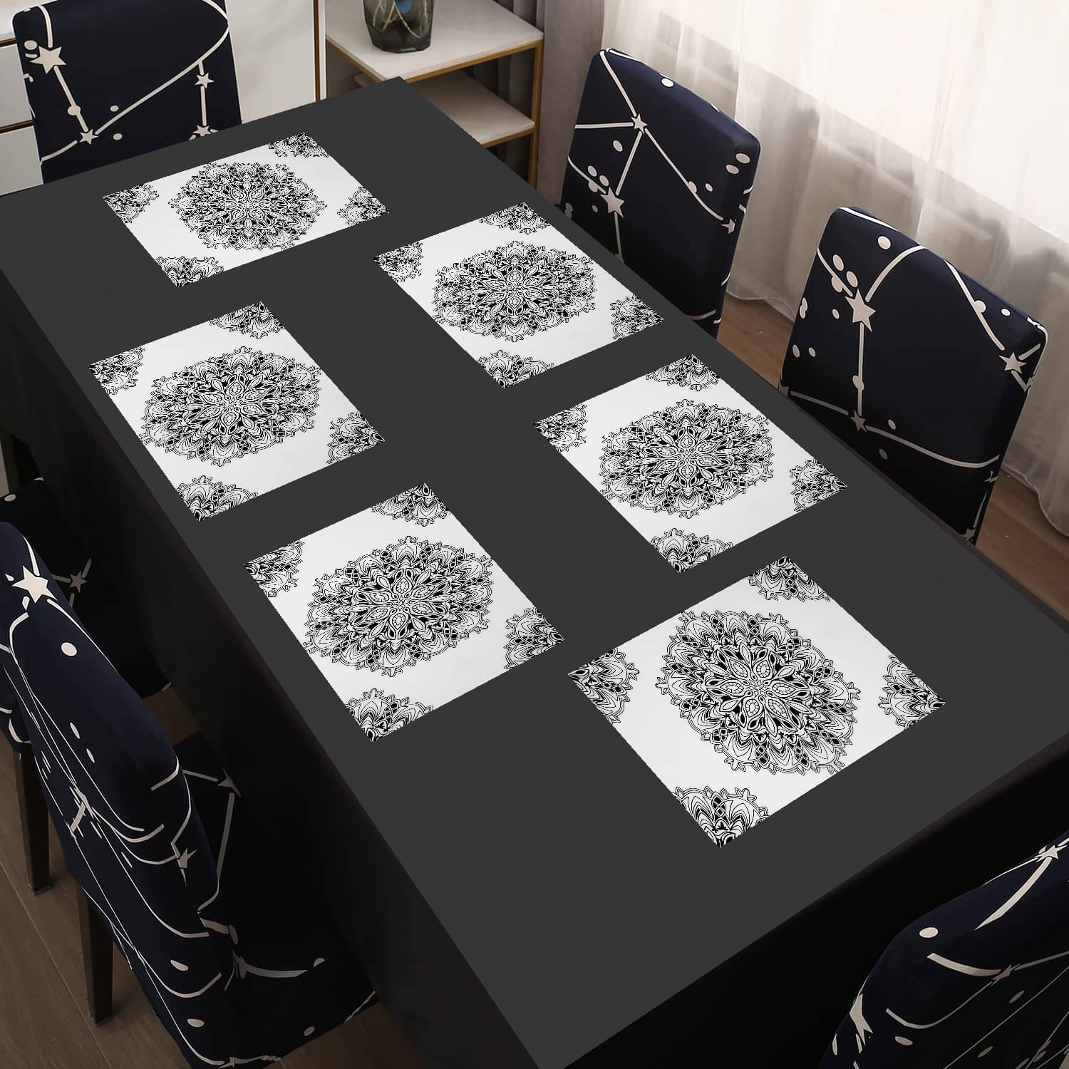 Revexo PVC Solid Rectangle Table Mats ( 40 cm x 30 cm ) Pack of 1 - Multi Revexo PVC Solid Rectangle Table Mats ( 40 cm x 30 cm ) Pack of 1 - Multi