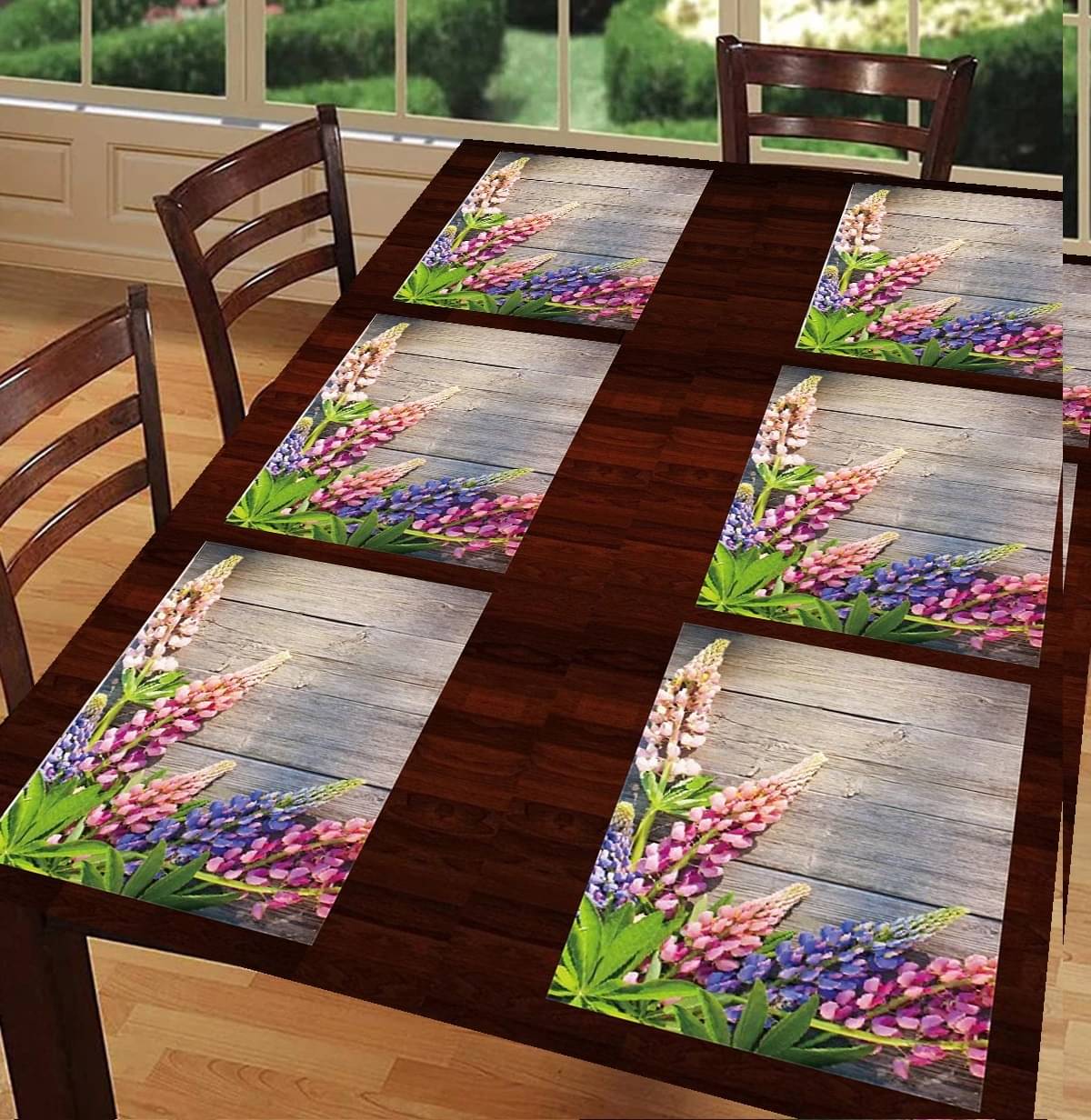 Revexo PVC Solid Rectangle Table Mats ( 40 cm x 30 cm ) Pack of 1 - Multi Revexo PVC Solid Rectangle Table Mats ( 40 cm x 30 cm ) Pack of 1 - Multi