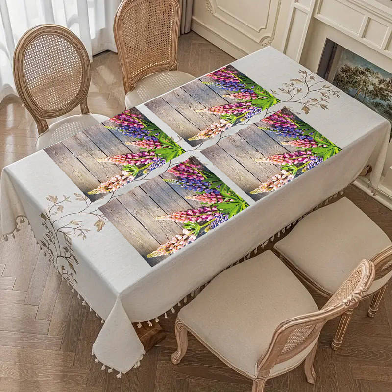 Revexo PVC Solid Rectangle Table Mats ( 40 cm x 30 cm ) Pack of 1 - Multi Revexo PVC Solid Rectangle Table Mats ( 40 cm x 30 cm ) Pack of 1 - Multi