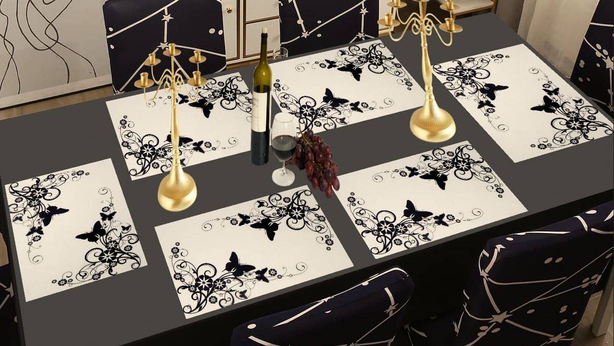     			Revexo PVC Solid Rectangle Table Mats ( 40 cm x 30 cm ) Pack of 1 - Multi