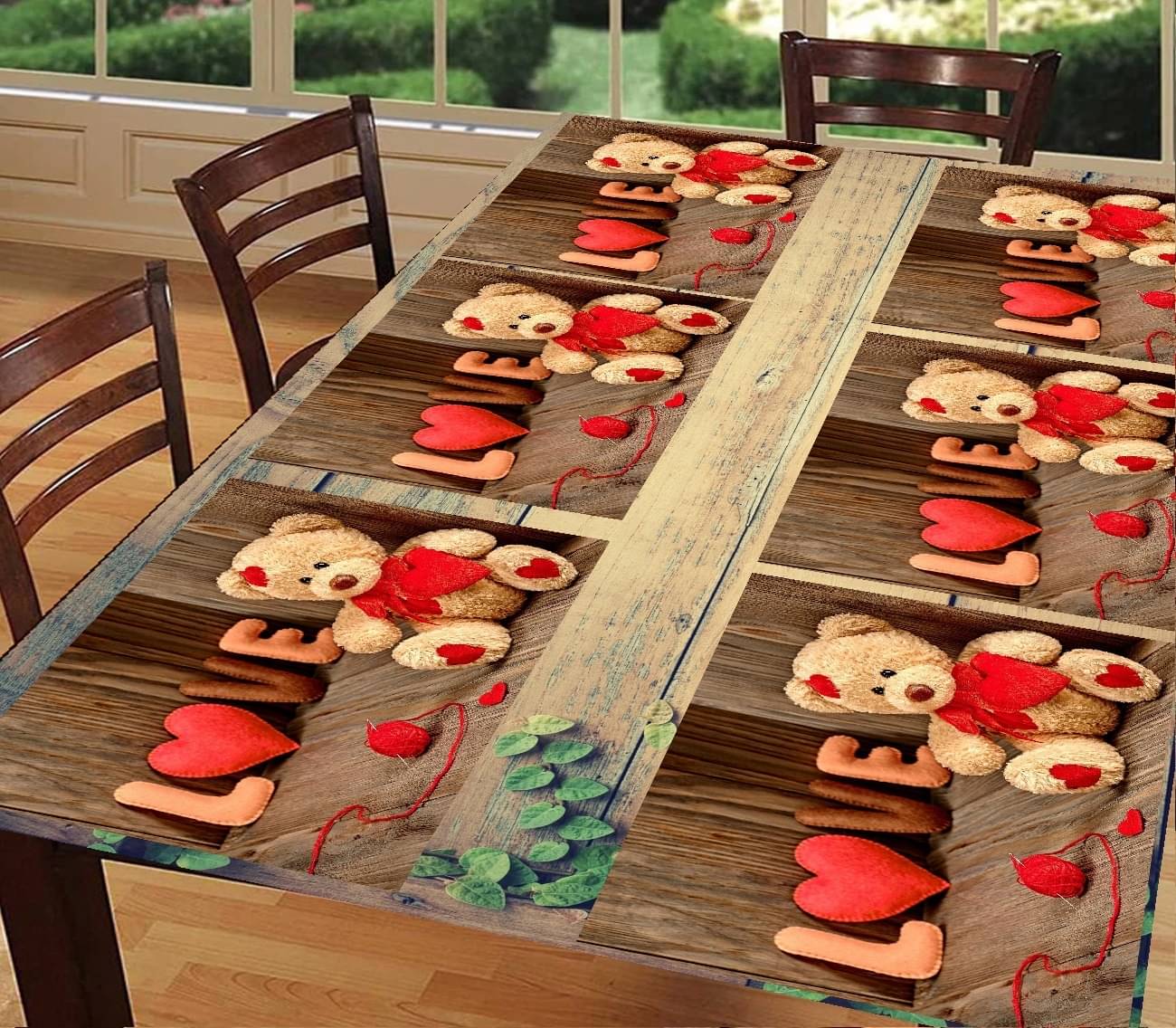 Revexo PVC Solid Rectangle Table Mats ( 40 cm x 30 cm ) Pack of 1 - Multi Revexo PVC Solid Rectangle Table Mats ( 40 cm x 30 cm ) Pack of 1 - Multi