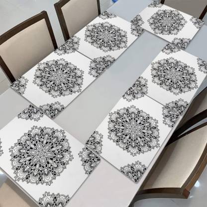 Revexo PVC Solid Rectangle Table Mats ( 40 cm x 30 cm ) Pack of 1 - Multi Revexo PVC Solid Rectangle Table Mats ( 40 cm x 30 cm ) Pack of 1 - Multi
