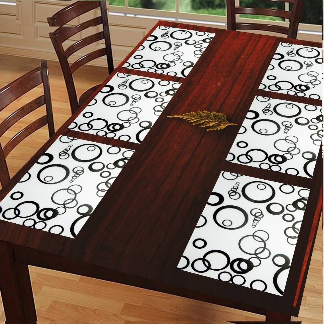 Revexo PVC Solid Rectangle Table Mats ( 40 cm x 30 cm ) Pack of 1 - Multi Revexo PVC Solid Rectangle Table Mats ( 40 cm x 30 cm ) Pack of 1 - Multi