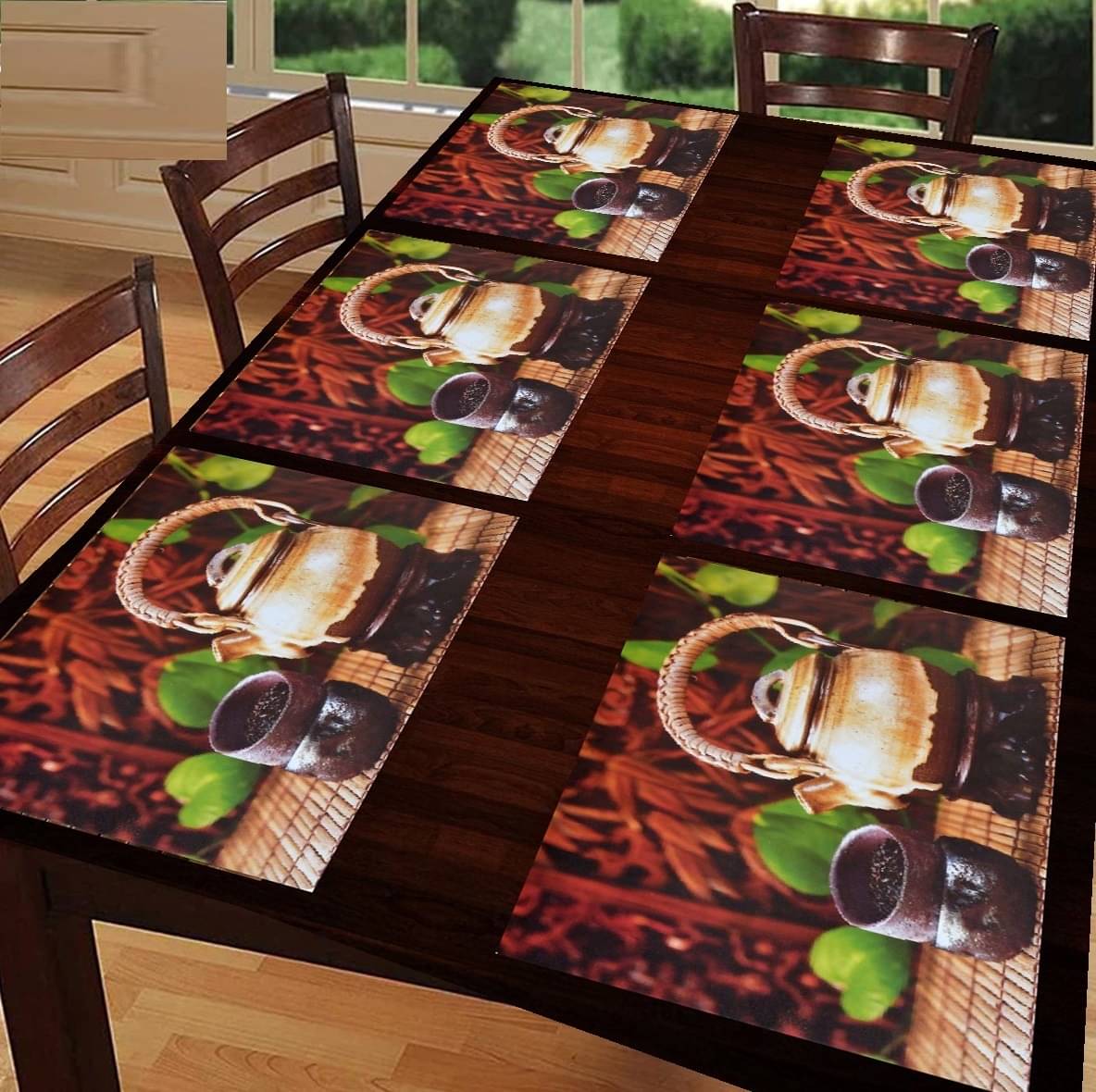 Revexo PVC Solid Rectangle Table Mats ( 40 cm x 30 cm ) Pack of 1 - Multi Revexo PVC Solid Rectangle Table Mats ( 40 cm x 30 cm ) Pack of 1 - Multi