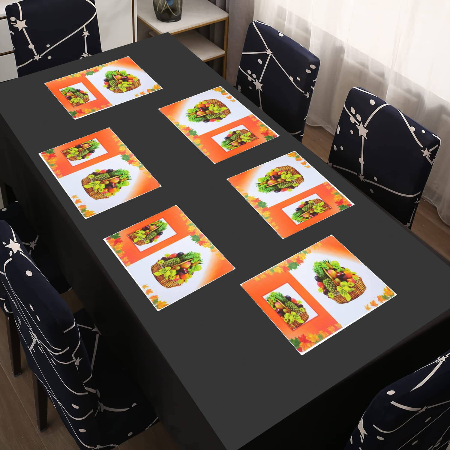 Revexo PVC Solid Rectangle Table Mats ( 40 cm x 30 cm ) Pack of 1 - Multi Revexo PVC Solid Rectangle Table Mats ( 40 cm x 30 cm ) Pack of 1 - Multi