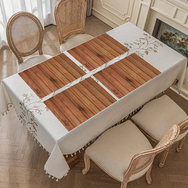     			Revexo PVC Solid Rectangle Table Mats ( 40 cm x 30 cm ) Pack of 1 - Multi
