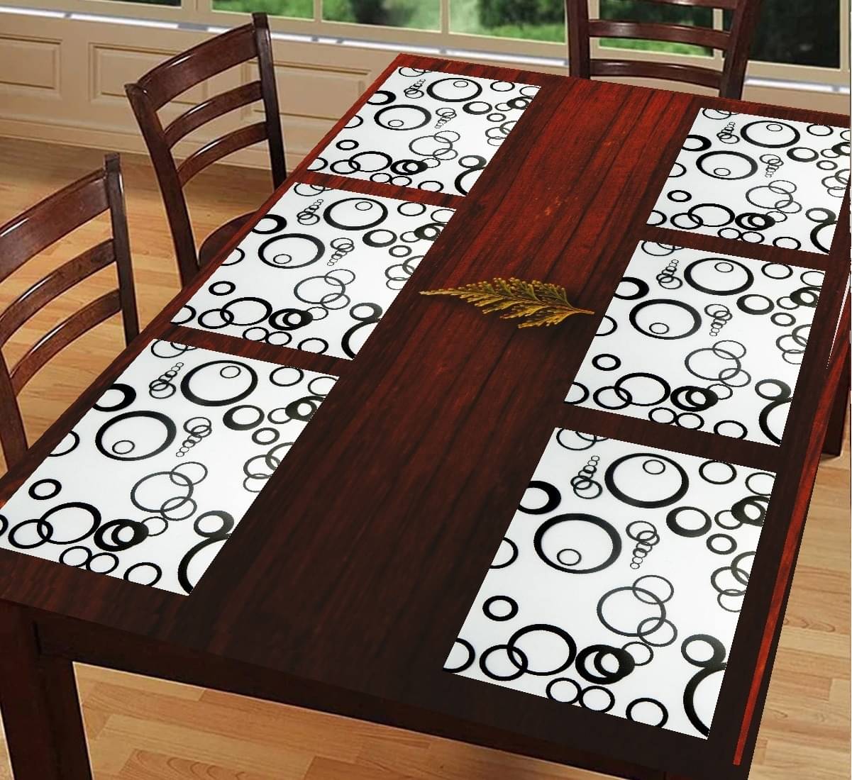 Revexo PVC Solid Rectangle Table Mats ( 40 cm x 30 cm ) Pack of 1 - Multi Revexo PVC Solid Rectangle Table Mats ( 40 cm x 30 cm ) Pack of 1 - Multi