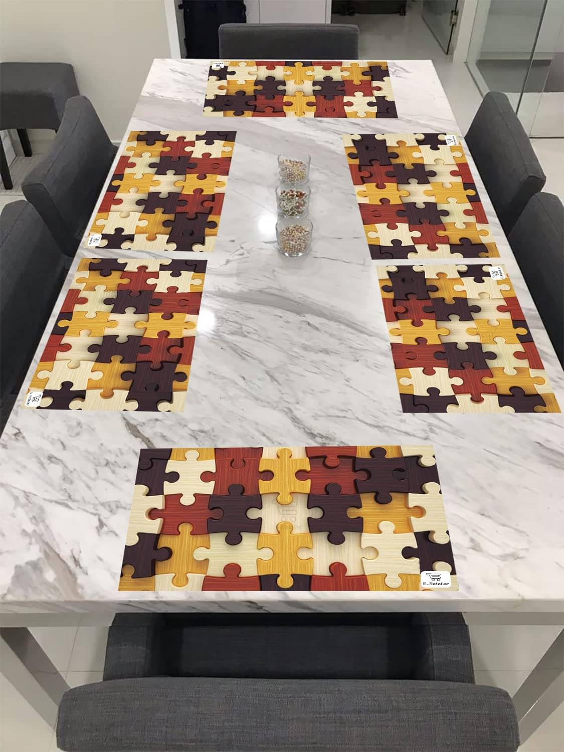 Revexo PVC Solid Rectangle Table Mats ( 40 cm x 30 cm ) Pack of 1 - Multi     			Revexo PVC Solid Rectangle Table Mats ( 40 cm x 30 cm ) Pack of 1 - Multi