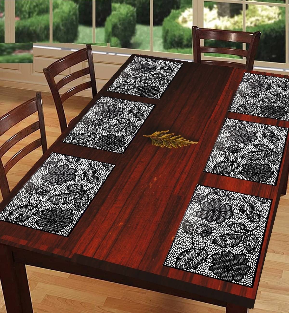     			Revexo PVC Solid Rectangle Table Mats ( 40 cm x 30 cm ) Pack of 1 - Multi