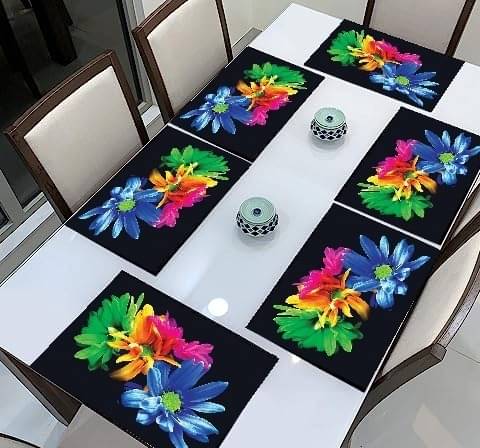 Revexo PVC Solid Rectangle Table Mats ( 40 cm x 30 cm ) Pack of 1 - Multi     			Revexo PVC Solid Rectangle Table Mats ( 40 cm x 30 cm ) Pack of 1 - Multi