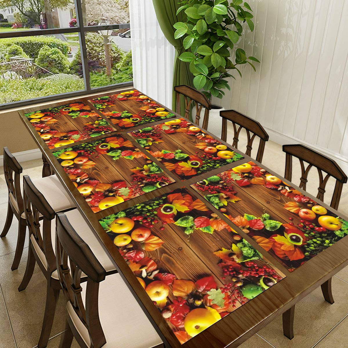     			Revexo PVC Solid Rectangle Table Mats ( 40 cm x 30 cm ) Pack of 1 - Multi