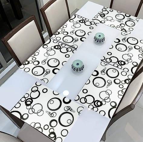 Revexo PVC Solid Rectangle Table Mats ( 40 cm x 30 cm ) Pack of 1 - Multi Revexo PVC Solid Rectangle Table Mats ( 40 cm x 30 cm ) Pack of 1 - Multi